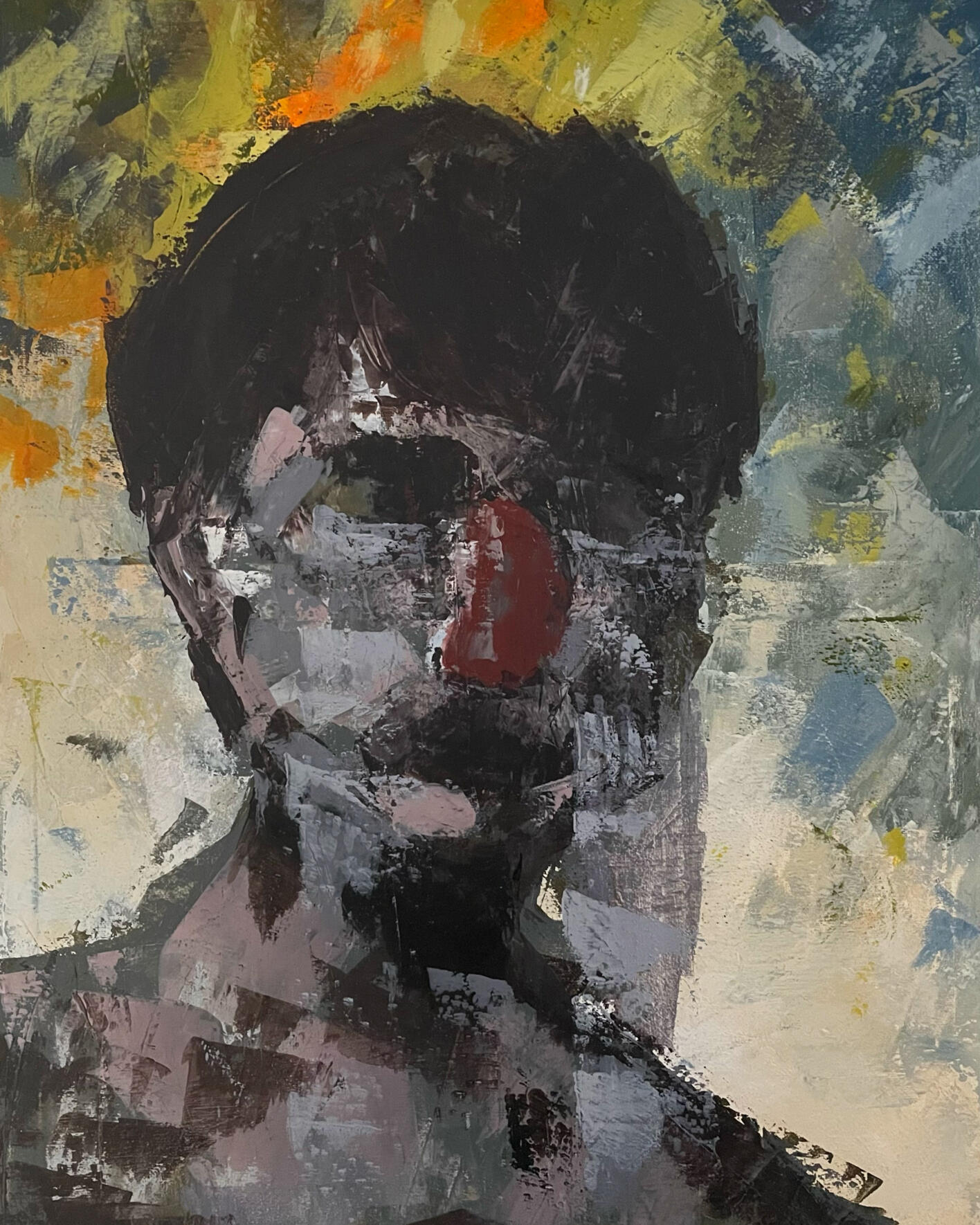 Acrylic on canvas, 18"x24", 2023